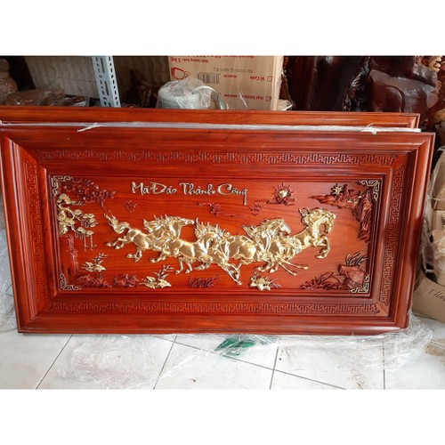 Tranh Gỗ Mã Đáo Thành Công